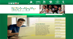 Desktop Screenshot of alphagammarho.org